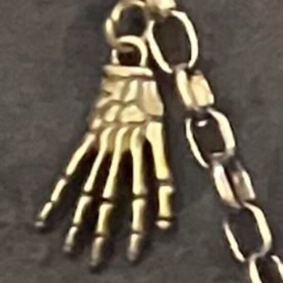 Handcrafted Goth Halloween Scary Evil Eye Bat #2 Unisex Necklace - Picture 7 of 16